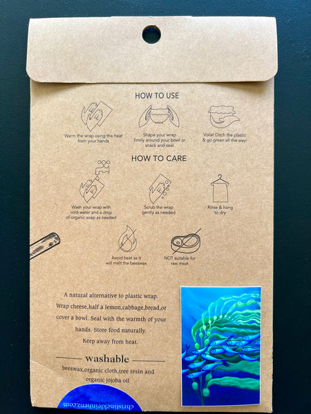 Herring In Kelp Beeswax Food Wrap