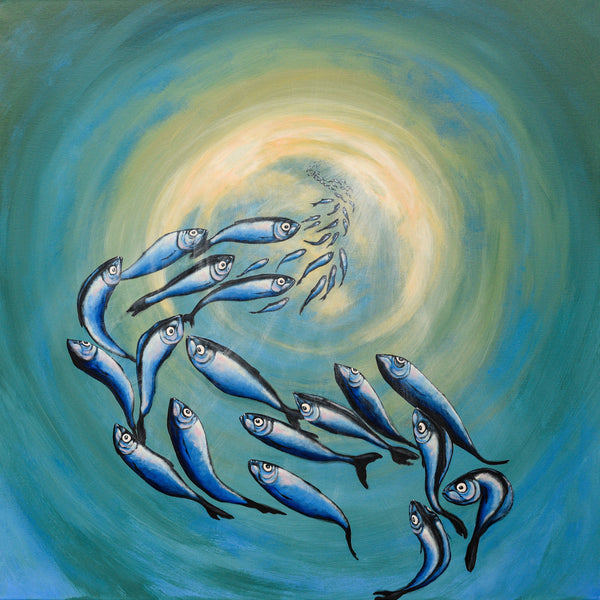 Herring Ball Above print