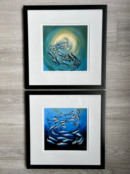 Herring Ball Above print