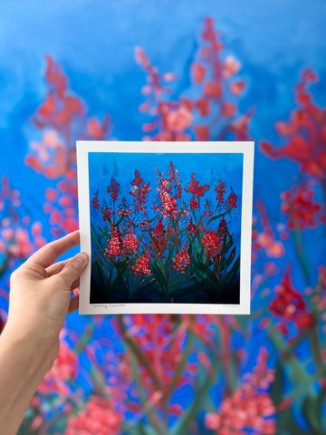 Dancing Fireweed Print