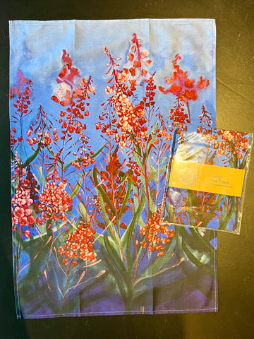 Fireweed Tea Towel