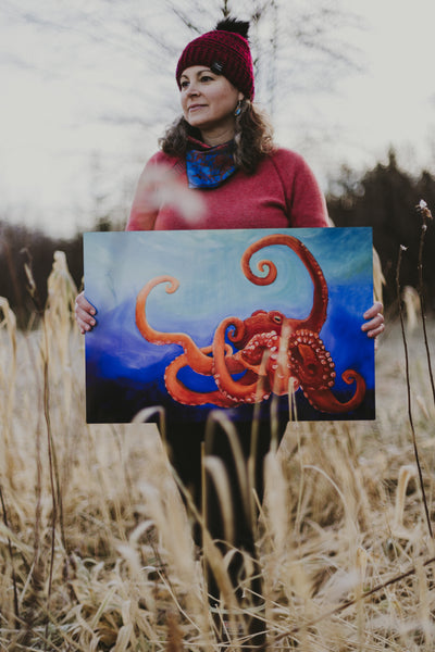 Octopus Metal Print