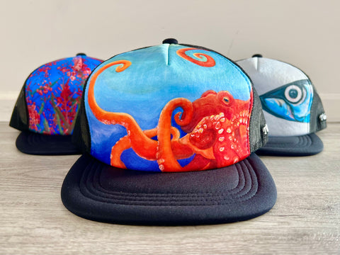 Octopus Trucker Hat
